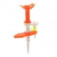 thumbnail image 3 of Ruiboury Golf Tee Adjustable Golfer Gift Reusable Golf Ball Tee for Training Practice Orange Orange 8.7cm, 3 of 6