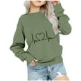 thumbnail image 3 of Asxite Toddler Tops Long Sleeve Sweatshirt Casual Loose Print Fall Winter 1-12 Y, 3 of 5