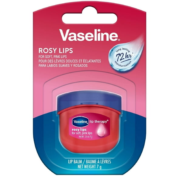 Bálsamo labial Vaseline Lip Therapy Rosy Lips Mini, paquete de 8 unidades, 7 ml
