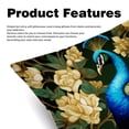 thumbnail image 2 of Peacock Set - Decorative Pillows Covers, Velvet Throw Pillow Cases with Unique Patterns for Home Decor, 16x16, 18x18, 20x20 Inches, 2 Pack - Great for Various Occasions., 2 of 6