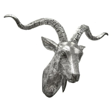 Sagebrook Home Antelope Wall Sculpture - Silver