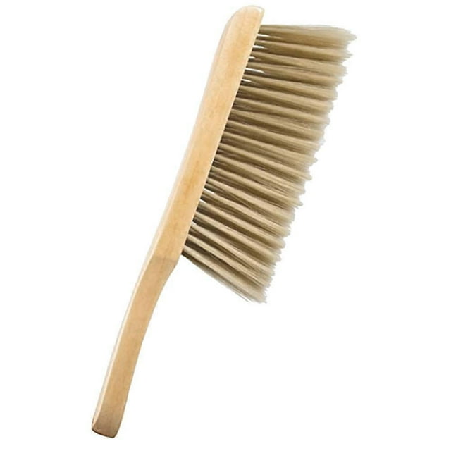 Hand Broom with Wood Handle Hand Brush Dusting Brush Cleaning Brush Bench Brush