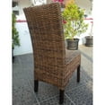 thumbnail image 3 of International Caravan Java Dining Side Chair in Brown, 3 of 3