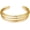 Gold Five-Layer Cuff, variant on Chunky Cuff Bracelets for Women Multi-layer Cross Wire Open Bangle Bracelet Adjustable Chunky Wide Open Wrist Arm Cuffs Wrap Bracelet Gold/White Gold