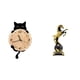 thumbnail image 1 of Reloj de pared moderno, colección de estatuas, figura de caballo, escultura animal, adorno, ligero, sin , reloj colgante para dormitorio, sala d, 1 of 8