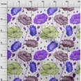 thumbnail image 3 of oneOone Cotton Flex Wine Fabric Floral Craft Projects Decor Fabric Printed By The Yard 40 Inch Wide, 3 of 4