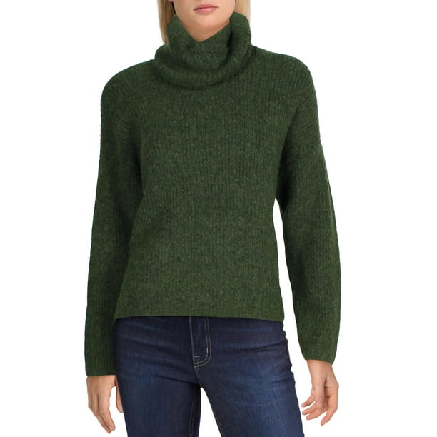 kaffe Botanik Helligdom Vero Moda Womens Daisy Hi-Low Cowlneck Pullover Sweater Green XS -  Walmart.com