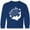 Royal Blue, variant on Florida Cities with Dolphin Long Sleeve Youth T-Shirt