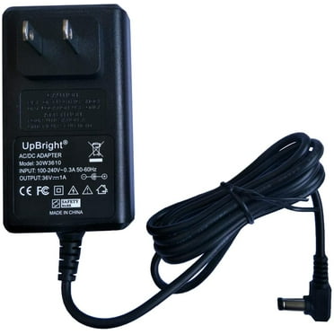 UpBright 36V 1A Adapter Compatible for Model YS35-3601000U YS353601000U Fits CND LED Light Lamp Dryer 90200 36VDC 1.0A 36W DC36V 1000mA 36 Watt 36.0V Switching Power Supply Cord Battery Charger