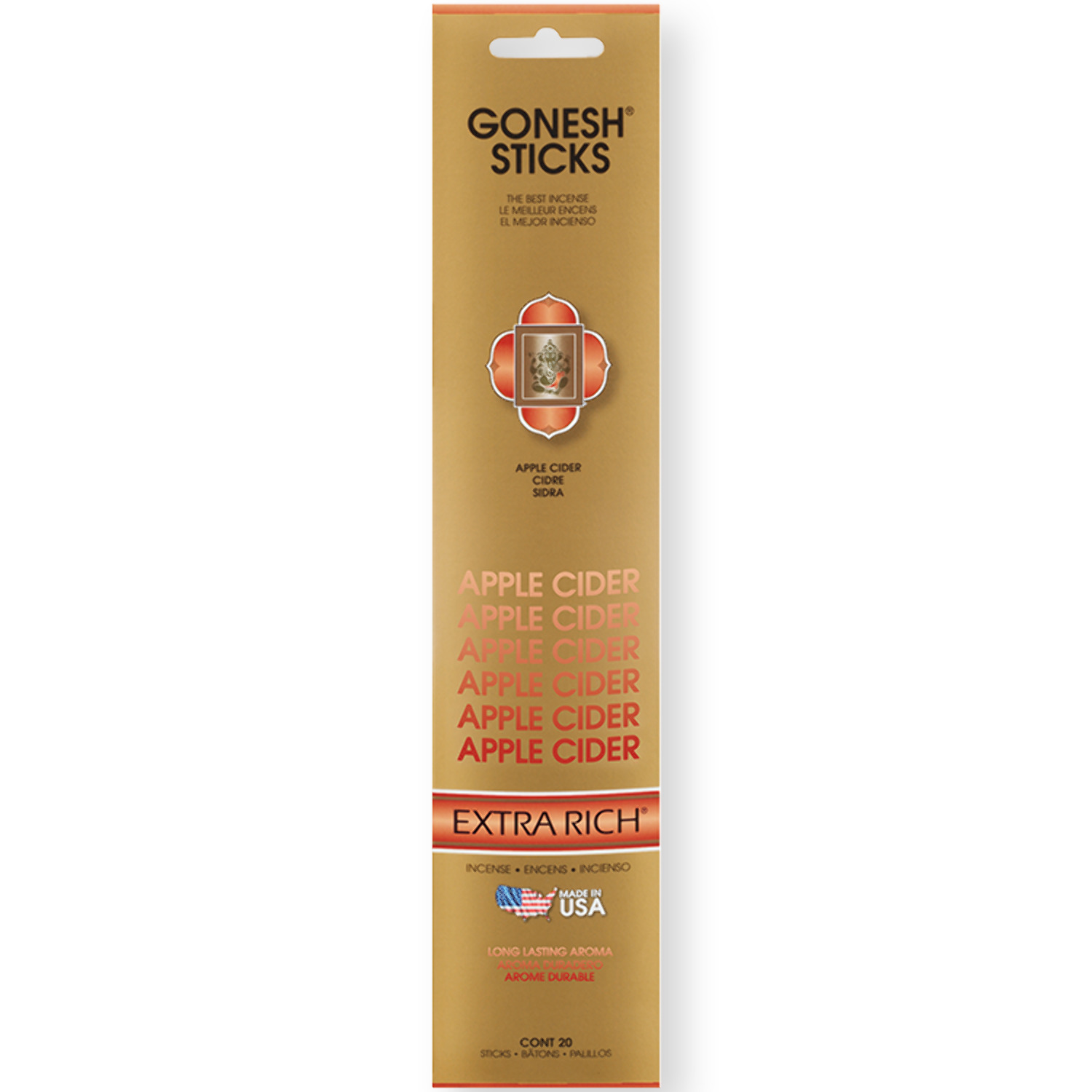 Apple Cider Gonesh Incense Sticks