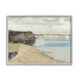 thumbnail image 2 of Stupell Industries Still Morning Oceanside Cliffs and a Sailboat Painting, 24 x 30,Design by Christy McKee, 2 of 5