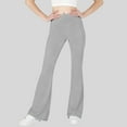 thumbnail image 6 of Aofany Girls Flare Leggings High Waisted Bootcut Yoga Pants Bell Bottoms Tummy Control Workout Dance Athletic Pants 6-15 Years, 6 of 7