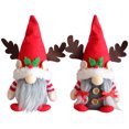thumbnail image 3 of HOOWIFFY Holiday Decorative Figurines Set of 2 Multi-Cloth Material Seasonal Home Decor, 3 of 8