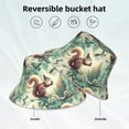 thumbnail image 2 of KLL Forest squirrel surreal Bucket Hat for Women Men Packable Travel Beach Sun Hat Outdoor Rave Accessories Reflective Fisherman Cap, 2 of 7