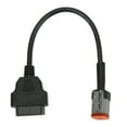 thumbnail image 4 of OBDII 6 Pin Scanner Cable, OBD2 Diagnostic Adapter Durable Flexible  For Motorcycle, 4 of 8