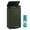 Green, variant on SONGMICS Trash Can, 13 Gallon (50 L) Garbage Can with Lid,Pedal,Removable Inner Bucket, Soft Close,15 Trash Bags Included,Metallic Silver