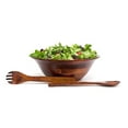 thumbnail image 2 of Lipper International 264-3 Cherry Finish 3 Pieces Flared & Footed Bowl Set with 13 in. Servers, 2 of 2