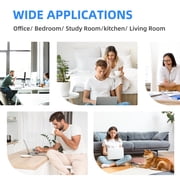 BEYOND BREEZE Oscillating Table Fan 12-Inch, Quiet 3-Speed Portable Small Desk Fan with Adjustable Tilt and Safety Grille, Ideal for Bedroom, Office, Home