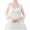 EliteGoogv#White, variant on EliteGoogv Women Sheer Lace Bolero Jacket 3/4 Flare Sleeve Scalloped Edge Open Front Cardigan Bridal Wedding Cover Up For Evening Dress Formal Occasion Daily Wear,Pink,One Size