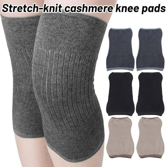 FurNest Cashmere Knee Pads Keep Warm Cold Legs Wool Winter Tool FI Leg Warme