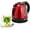 Red, variant on Moss & Stone Rapid Boil Electric Kettle, Cordless Pot 1.2L Portable Electric Hot Water Kettle, 1500W Strong Fast Boil Water Warmer, Tea Kettle (Stainless-Steel)