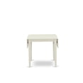 thumbnail image 3 of East West Furniture Norden Rectangular Wood Dining Table in Linen White, 3 of 5