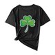 thumbnail image 2 of TaTaai Womens Casual St Patrick's Day Printed Top Short Sleeve Round Neck Loose Fit T Shirt Fashion Blouse Soft Lightweight Comfortable for Spring Daily Gift, 2 of 5