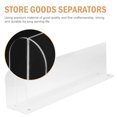thumbnail image 3 of BESTYASH Supermarket Shelf Dividers 4Pcs Flat PVC for Retail Display Workload Reduction, 3 of 8