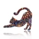 thumbnail image 5 of Broche de dibujos animados con estampado Floral de gato Sonducket Alfileres de solapa estilo Vintage, 5 of 6