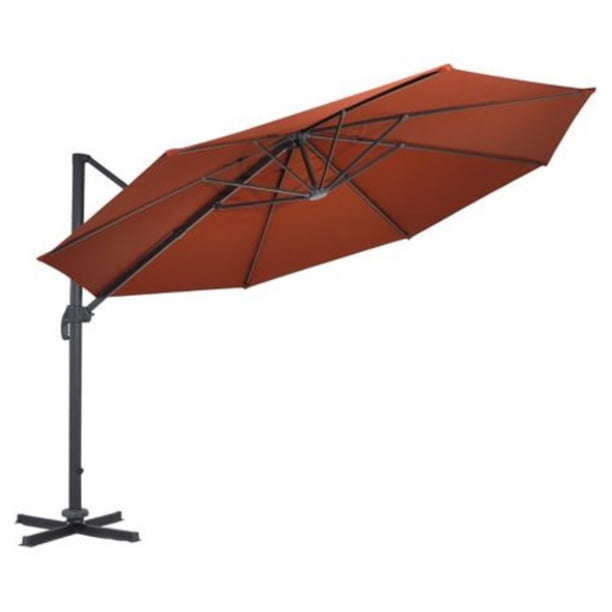Coolaroo 12 Ft Round Cantilever Patio Umbrella Walmart Com Walmart Com