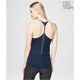 thumbnail image 2 of Aeropostale Motivated Racerback Tank Top para mujer, azul, mediano Aeropostale espalda cruzada, 2 of 2