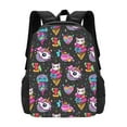 thumbnail image 3 of Balery Rainbow Unicorn And Cat Icecream Backpack for Men and Women - Durable 600D Oxford Cloth -Large Capacity, Water-Resistant School, Travel, and Hiking Bag, 3 of 9