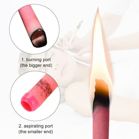 50 Pcs Ear for Wax Removal Beeswax Taper Natural Ear Wax Non-toxic Candling Cones