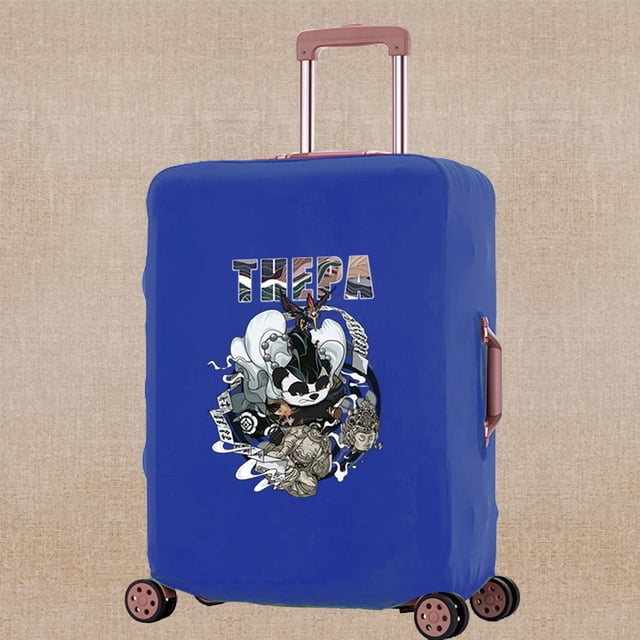 Luggage Cover Elasticity Dust-proof Travel Accessory Covers Apply To 18-32 Inch Suitcase Samurai Print Trolley Protective Case 8samurai022 M (22-25inch)