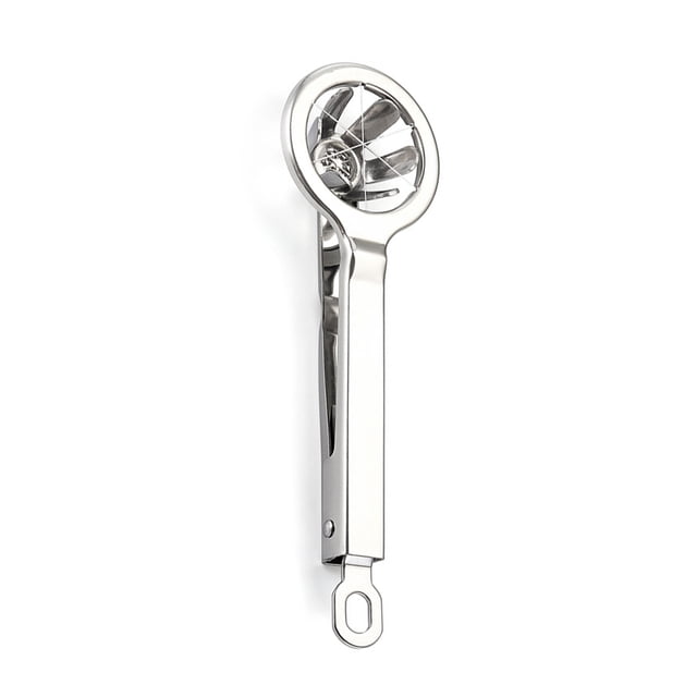 Toystoory Rebanador de huevos hervidos cuchara 304 Manual de acero inoxidable cocina fruta huevos molde divisor reutilizable cocina a prueba de óxido Mostrada Piezas hexagonales Toystoory HA059154-01B