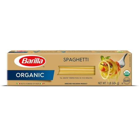 (6 Pack) Barilla Organic Pasta, Spaghetti, 16 Oz (Best Way To Boil Spaghetti Noodles)
