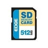 EDGE Digital Media - Flash memory card - 512 MB - SD - for Alienware Area-51 m5500, MJ-12 m7700; Panasonic-RR-XR320, SV-SD80; ToshibaMEA-110, 210