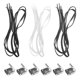 thumbnail image 1 of 3 pares práctico Shoelace Sneaker Stazo Strap Elástico Chic Shoeles con hebillas, 1 of 6