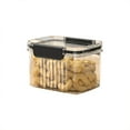thumbnail image 2 of Cqxid Food Storage Under $10 Food Storage Containers Transparent Air Tight House Kitchen Pantry Organization And Storage Jar Nut Candy Rectangular Transparent Buckle Dry Storage Jar 1pc, 2 of 4
