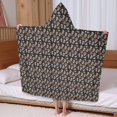 thumbnail image 5 of Colorful Skull Pattern Hooded Bath Towel，60"x35" for Ages 3 To 12 Kids, Quick Dry Lightweight Soft Microfiber Hood Beach Towel Cover Up for Kids, 5 of 7