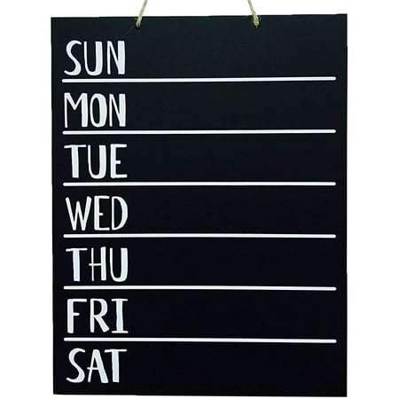 Jennygems Menu Board Wooden Chalkboard Weekly Menu Meal