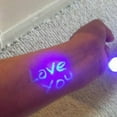 thumbnail image 2 of ZEDWELL Nite Writer Pen UV Light Pen with Invisible Ink, Fine Point, 0.5 mm, Assorted Ink Colors, 2 of 5