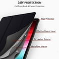 thumbnail image 4 of DuraSafe Cases for iPad PRO 10.5 Air 3 [ PRO 10.5 Inch Air 3rd Gen ] A1701 A1709 A1852 A2152 A2123 A2153 A2154 Soft Silicone TPU Back Case with Honeycomb Pattern - Black, 4 of 7