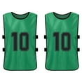 thumbnail image 5 of Tomshoo Loose and Soft Soccer Pinnies, Quick Drying Team Jerseys, Youth  Training Bibs, Practice Vest, 5 of 7