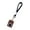 Black, variant on MOMOJIA Portable Tactual Feedback Wooden Keychain Anxiety Relief Tool For School Office