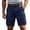 Navy, variant on Cargo Shorts for Men Summer Casual Breathable Straight Leg Loose Fit Bermuda Work Shorts with Pockets