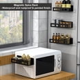 thumbnail image 2 of Multifunctional Refrigerator Magnetic Shelf Wrought Iron Kitchen Punch-Free Seasoning Hanger Bathroom Soap Shampoo Hanging Storage Rack Household Supplies, 2 of 11