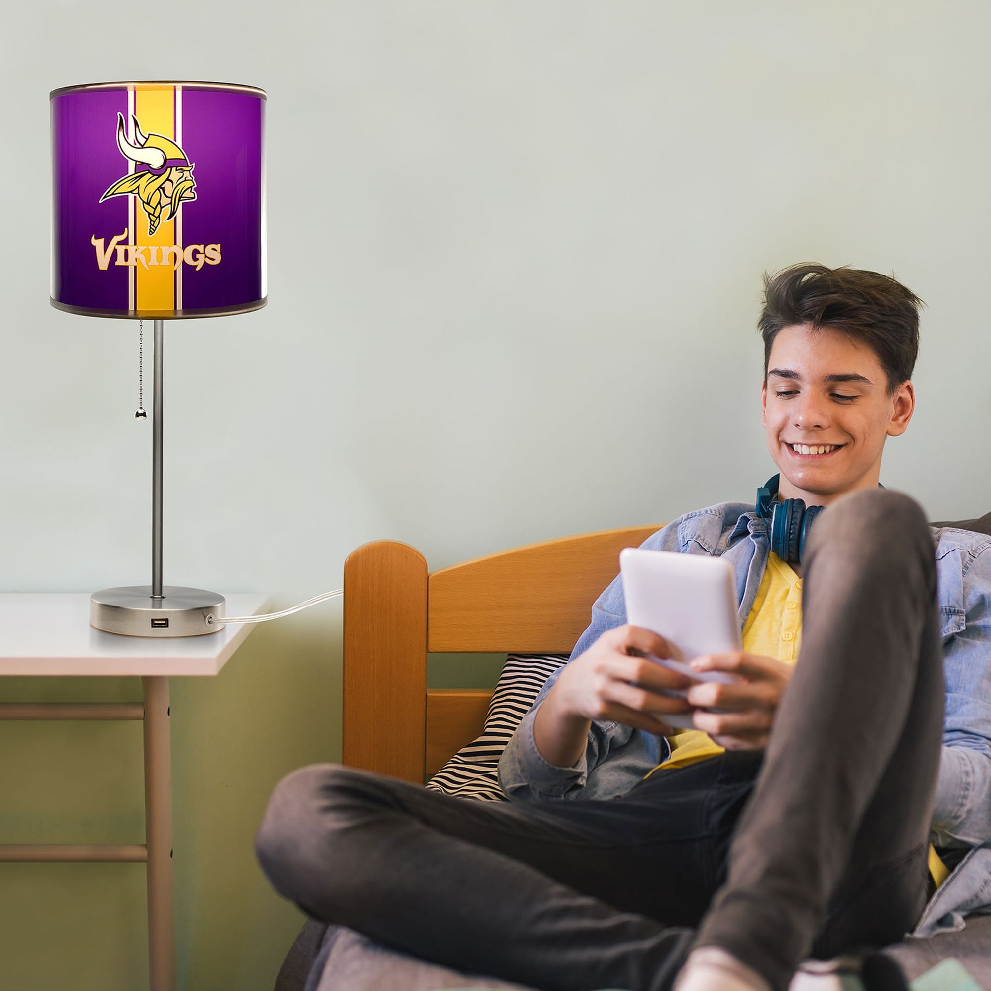 Imperial Minnesota Vikings Chrome Desk Lamp
