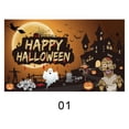 thumbnail image 2 of Chmadoxn Fall Decor Halloween Decoration Banner Party Background Halloween Photo Booth Background Maple Pumpkin Halloween Autumn Deocrations for Garden, 2 of 2