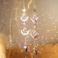 thumbnail image 1 of TB&W Colorful Diamond Light Prisms Sturdy for Home Garden Window Decor (Pink Round), 1 of 8